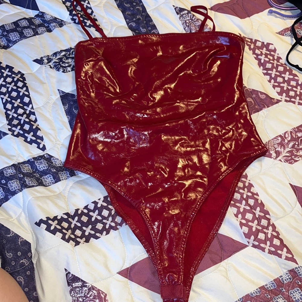 Leather bodysuit